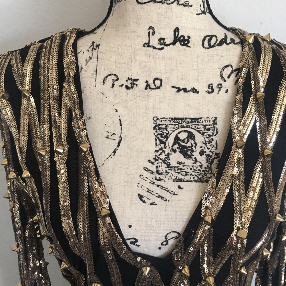 Night sequin mini dress - Picture 4 of 7